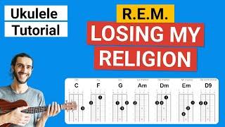 LOSING MY RELIGION (R.E.M.) Como tocar no Ukulele | Play Along