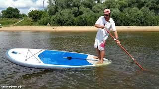 SUP-доска Decathlon Itiwit 10'7 после года эксплуатации  в прокате SUP-клуба Саптапыч