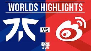 FNC vs WBG Highlights ALL GAMES | Worlds Swiss Stage 2024 | Fnatic vs Weibo Gaming