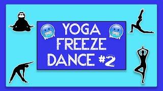 PE Games: Yoga Freeze Dance #2