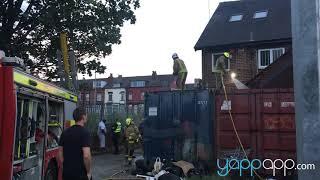 Fire in Harehills, Leeds