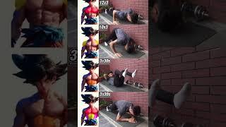  Goku-Level Full Body Workout | No Equipment, Max Gains! #shorts