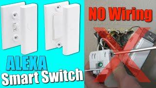 ALEXA Smart Wall Switch | Zigbee Wall Switch NO HUB just ALEXA | Smart Wall Switch NO wiring