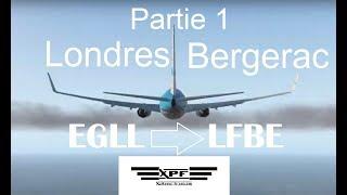 Tuto en français x plane 11 EGLL/LFBE part1