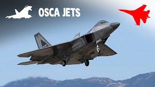 MASSIVE 1/7 Scale F-22 from T-One Model Flying at ️ Osca Jets 2024