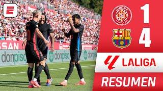 BARCELONA tomó revancha y le metió una grosera goleada por 4-1 al GIRONA. Doblete de YAMAL | La Liga