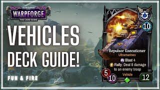 Marneus Calgar Midrange Vehicles Deck Guide ~ (Warhammer 40k WARPFORGE)