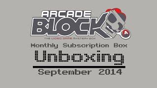 Arcade Block September 2014 Unboxing + First Impressions - FamiGami