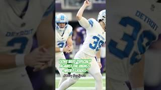 Detroit Lions Special Teams vs Vikings | Week 7 | Johnny Gaz Sports #detroitlions #nfl #football