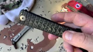 The James Williams Blade design  0ZF 001 & 002 Made by Lionsteel of Italy