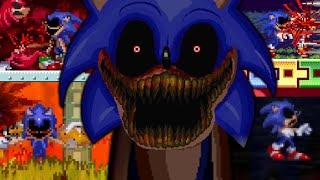 SONIC.EXE ONE MORE ROUND - THE FINAL SECRETS REVEALED (Secret Sonic Stage and JUMPSCARES)