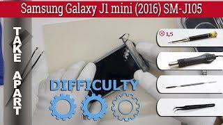 How to disassemble  Samsung Galaxy J1 mini (2016) SM-J105