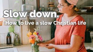 slow simple living (christian homemaker bible study)