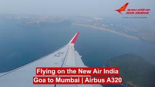 Flying on the new Air India | Goa to Mumbai | Airbus A320