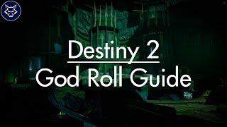 How to Judge Weapon Rolls and Perks | Destiny 2 God Roll Guide