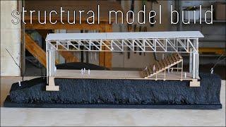 Structural Architectural Model Build - Perth Metropolitan Basketball Court | Modelmaking