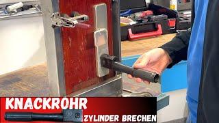 Knackrohr - Profilzylinder brechen | Notfalltüröffnung |