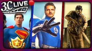 3C Live - Jordan Peele Wants Texas Chainsaw, Fantastic 4 Big Mystery, Superman In Fortnite