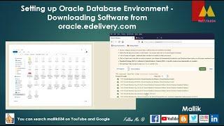 Setting up Oracle Database Environment - Downloading Software from oracle.edelivery.com