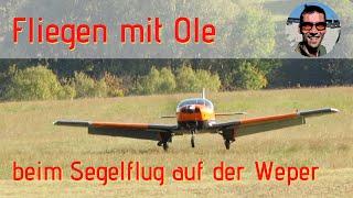 Fliegen mit Ole beim Segelflug auf der Weper