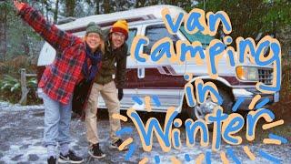 Van Camping in Winter