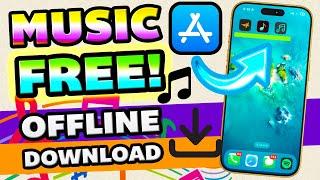 Top 3 Best FREE Music Apps + OFFLINE Download for iPhone (iOS) - 2024! *100% LEGAL*