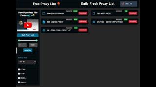 Download Free Proxy List