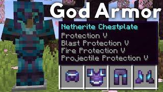 How To Make The God Armor in Minecraft 1.21!