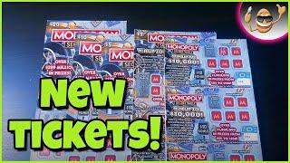 PLAYING ALL THE NEW MONOPOLY TICKETS!!