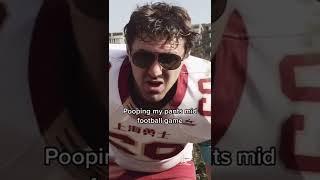 Nothing can come good from pooping while playing in a Chinese football game