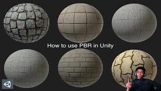 How to use PBR texture in Unity