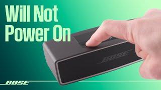 Bose SoundLink Mini II – Will Not Power On