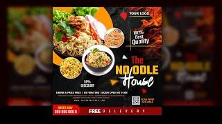 Fast food banner design || Fast food banner design in photoshop || Flyer design in photoshop