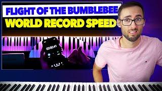 Flight of the Bumblebee WORLD RECORD SPEED | Pianist Reacts