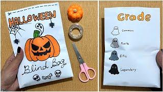 How to Make a blind bag for HALLOWEEN  blind bag paper tutorial | NEKEN DANA