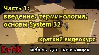 DrM8 - мебель для начинающих. Часть 1: введение, терминология, основы System 32.