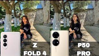 Samsung Galaxy Z Fold 4 vs Huawei P50 Pro Camera Test