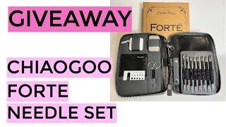 Giveaway!  ChiaoGoo Forte Needle Set