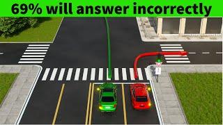 Which of the DRIVERS WILL BREAK THE RULES by driving in the direction of the arrow...