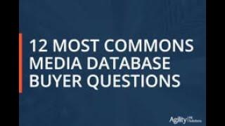 12 Most Common Media Database Buyer Questions - Agility PR Solutions