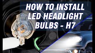 How to install led headlight bulbs（Mini Version） - H7 -Novsight Auto Lighting