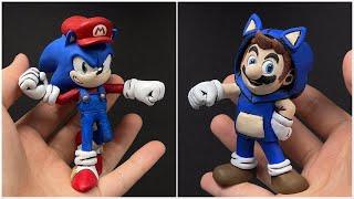 [Switch] Making Super Sonic bro & Mario the hedgehog sculpture  [kiArt]