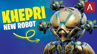 KHEPRI Ultimate Support Robot War Robots Test Server Gameplay WR