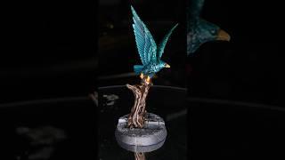 Painting A Bird Miniature For the First Time