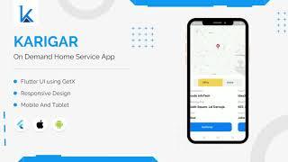 Karigar - On-Demand Service (Handyman) Flutter UI/UX using GetX State management