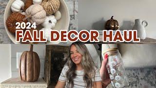 NEW 2024 FALL DECOR HAUL / EASY FALL DECOR IDEAS / DECORATING FOR FALL