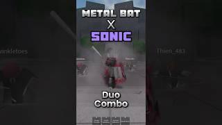 Metal Bat X Sonic Combo|| The Strongest Battleground #strongestbattlegrounds #roblox #pvp