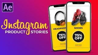 Product Sale Promo for Instagram Story in After Effects | After effects Tutorial