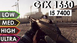 Escape from Tarkov GTX 1660 + i5-7400 | Low vs. Medium vs. High vs. Ultra | 1080p