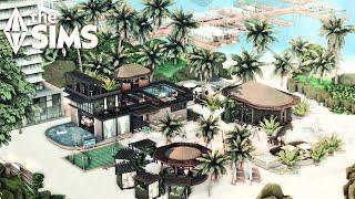 I built a recreation center in Sulani for my Sims 4 Save File  (no CC)